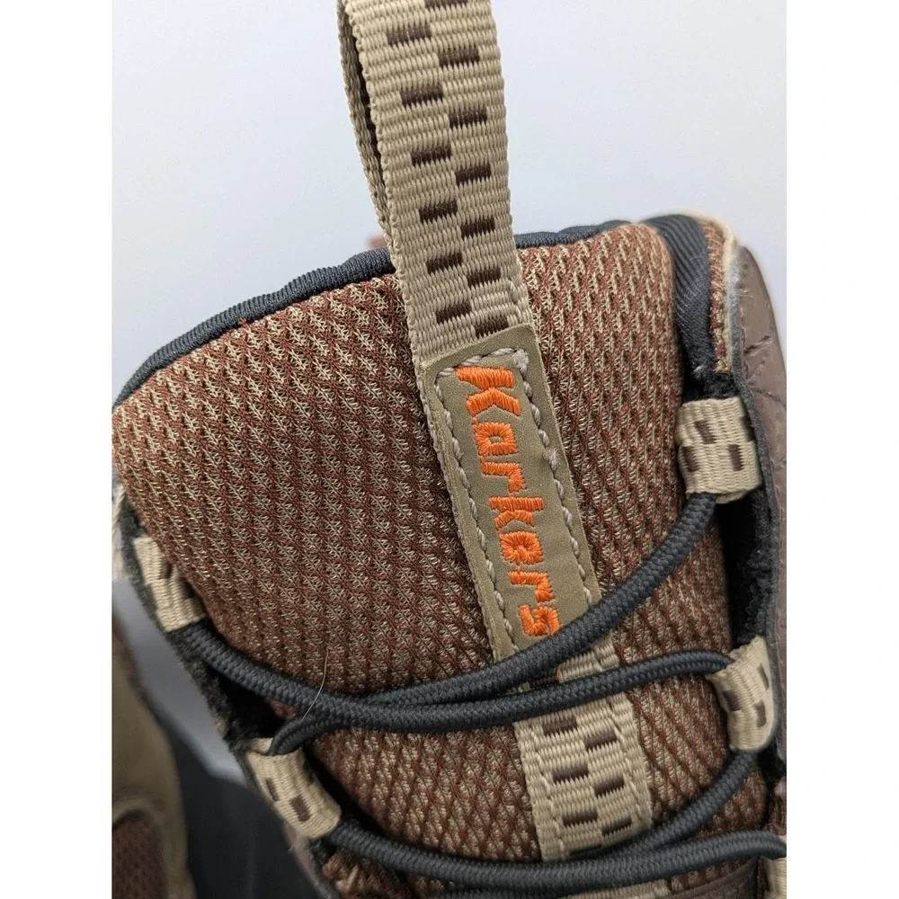 Korkers Redside Wading Boots Mens 8 Brown Fishing Kling-On Soles FB-3310
